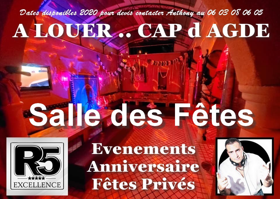 Salle des fêtes Riad5 Cap d Agde  