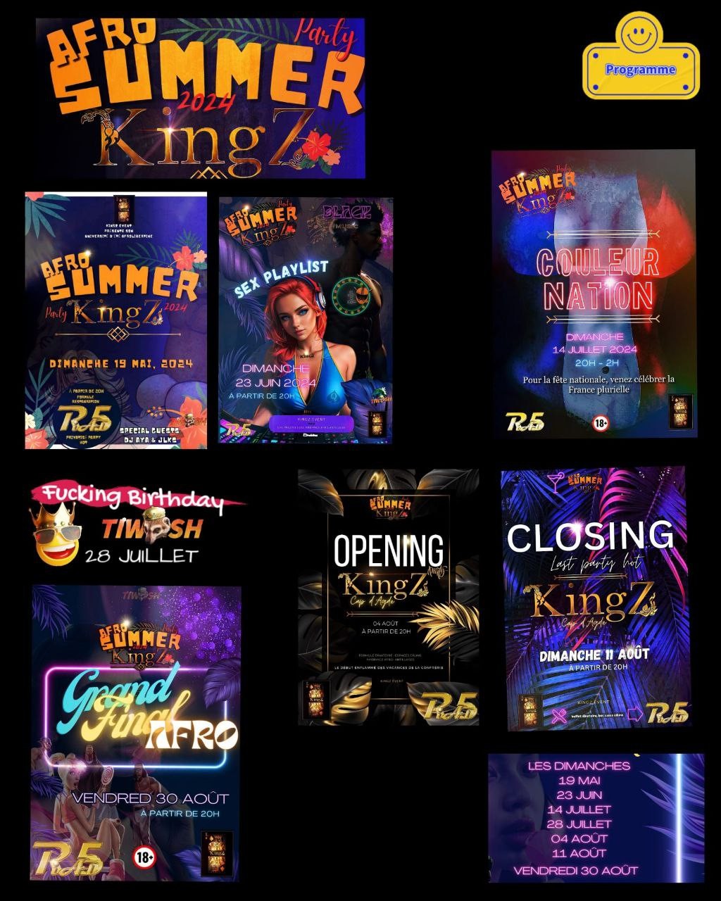 Kings party riad5