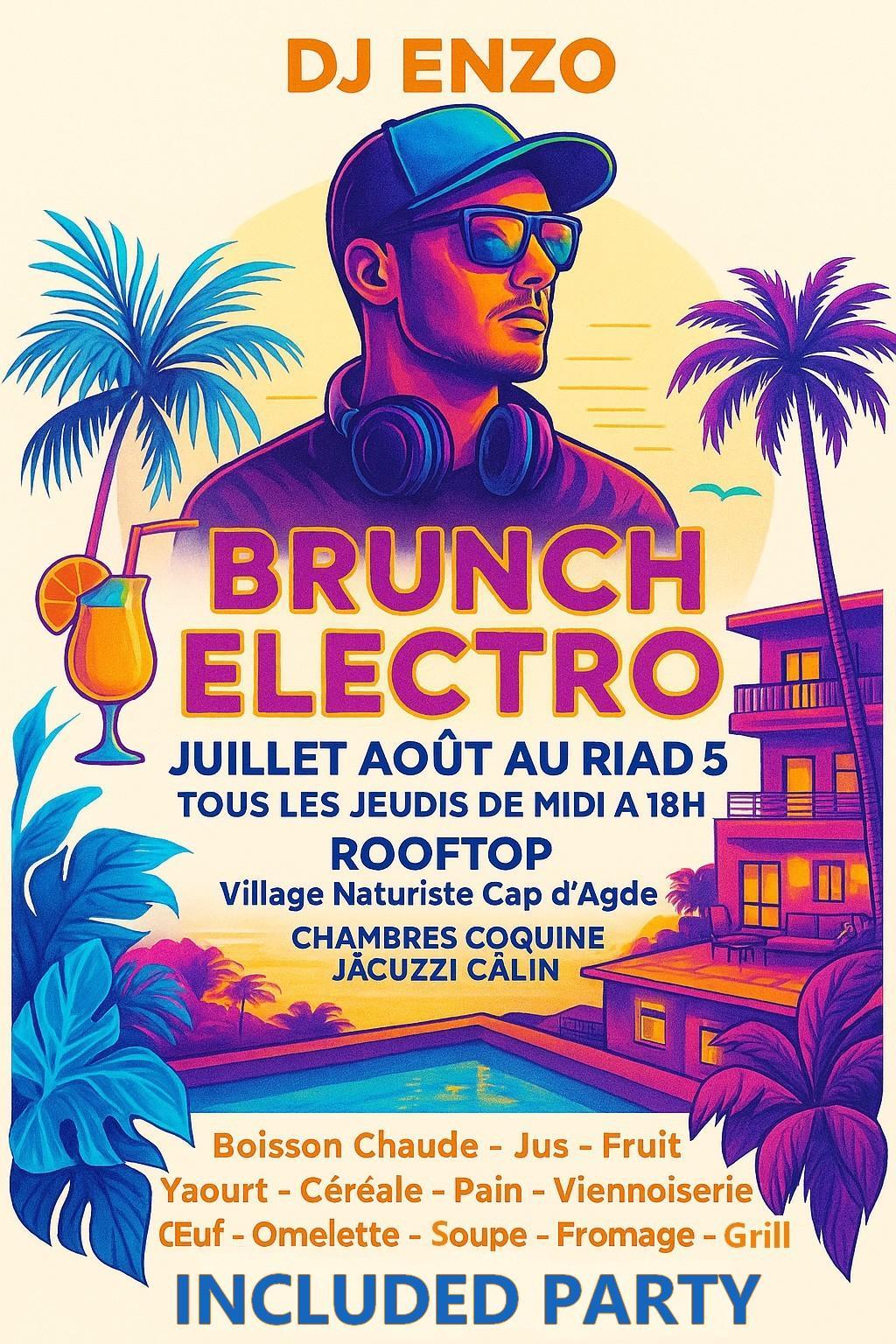 Brunch electro dj enzo included party