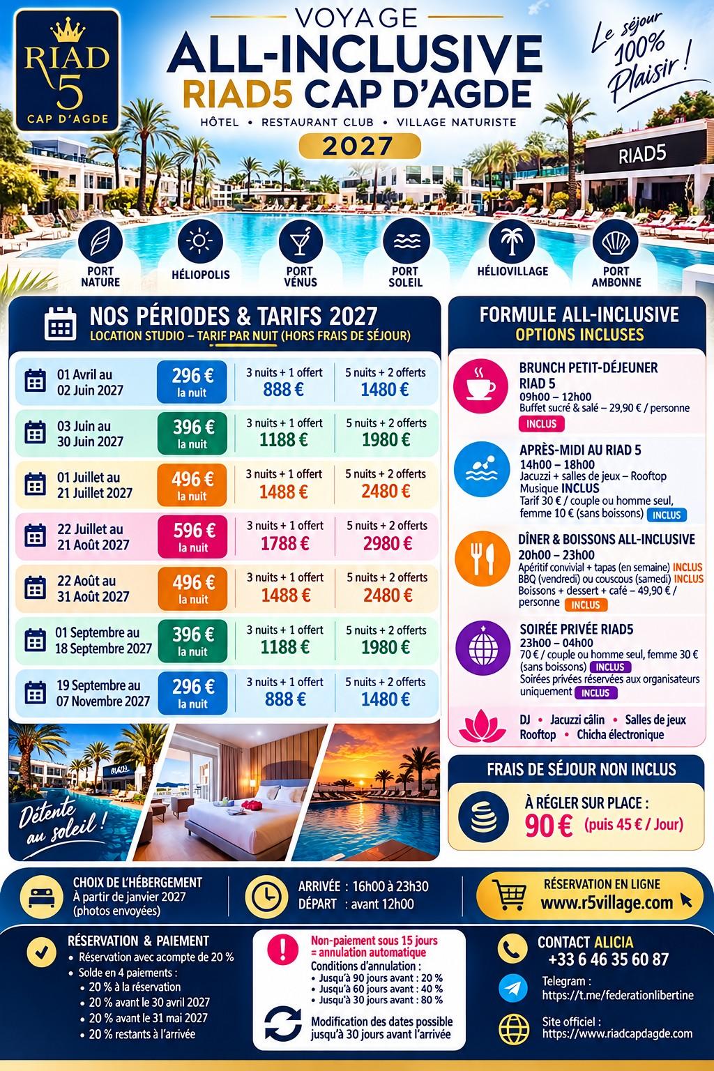 NEWSLETTER RiAD5 CAP d AGDE