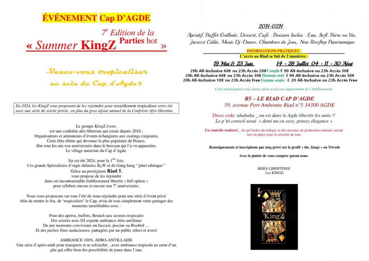 Party Kings Cap d Agde 2024