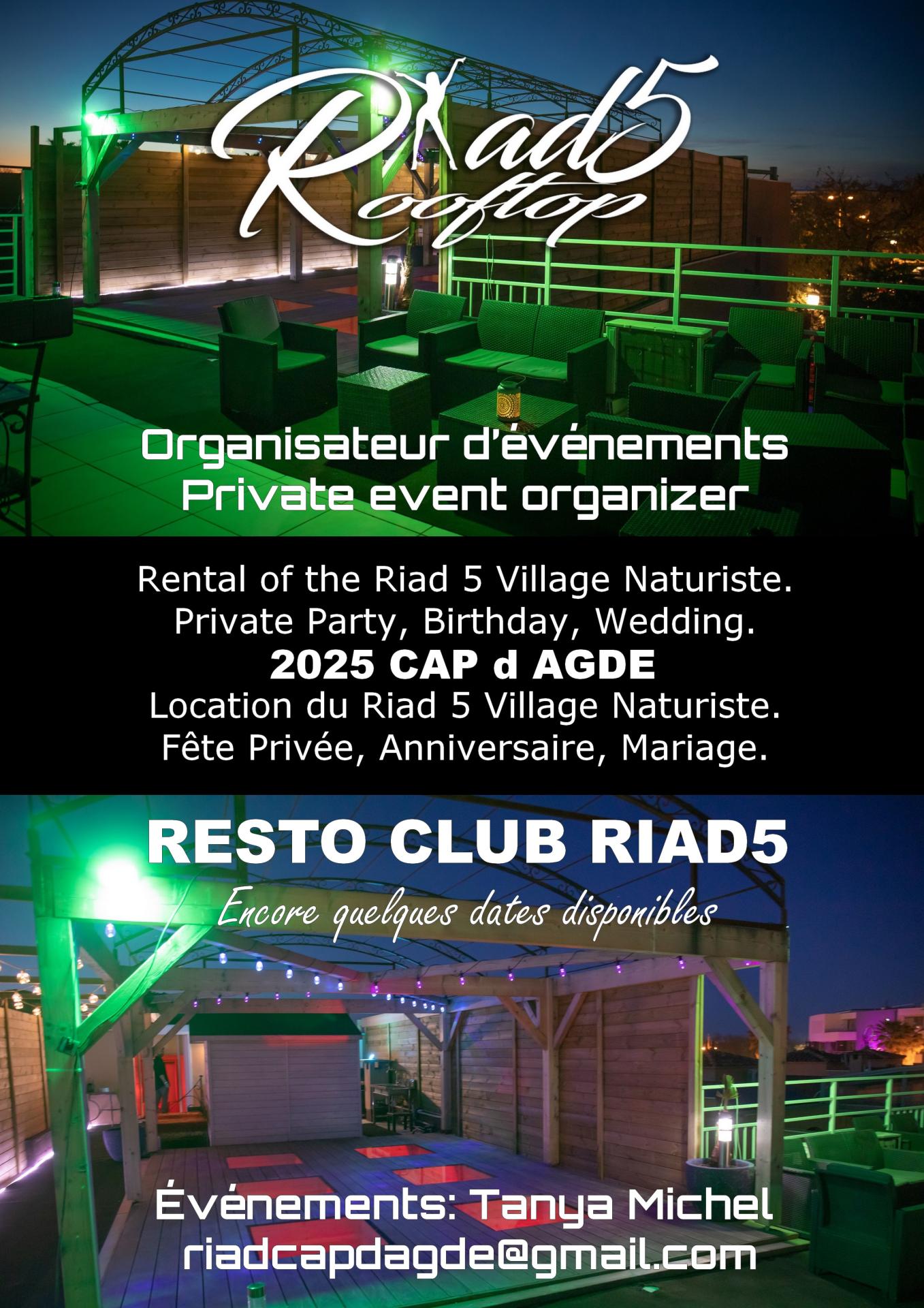 NEWSLETTER RiAD5 CAP d AGDE