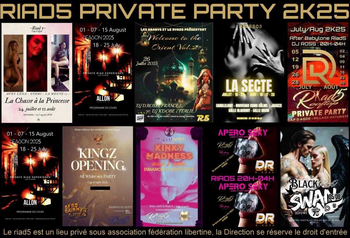 Riad5 party programme